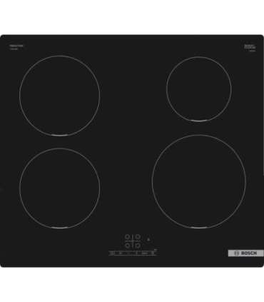 Bosch Serie 4 PUE611BB5D hob Black Built-in 59.2 cm Zone induction hob 4 zone(s)