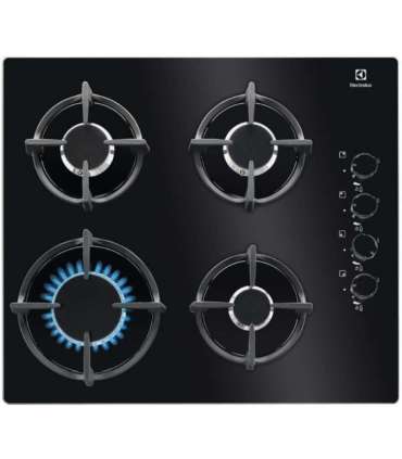 Electrolux EGG6407K Black Built-in 59 cm Gas 4 zone(s)