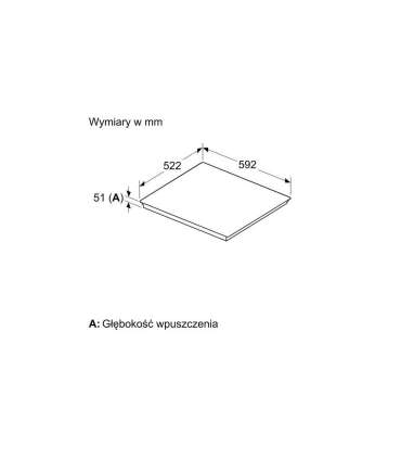 BOSCH induction hob PVQ61CHB1E mat