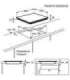 Electrolux EHF6547FXK hob Black Built-in 4 zone(s)