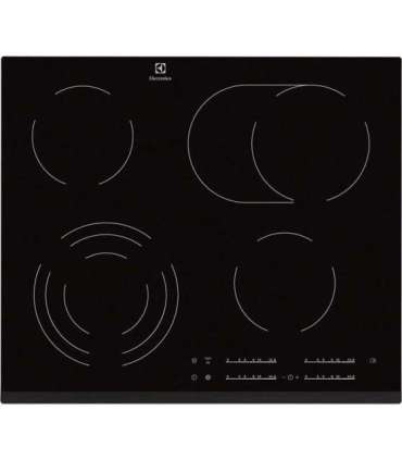 Electrolux EHF6547FXK hob Black Built-in 4 zone(s)