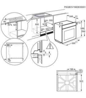 ELECTROLUX LOC9P3XZ oven