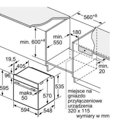 Bosch Serie 4 HQA334EB3 oven 71 L 3400 W Black