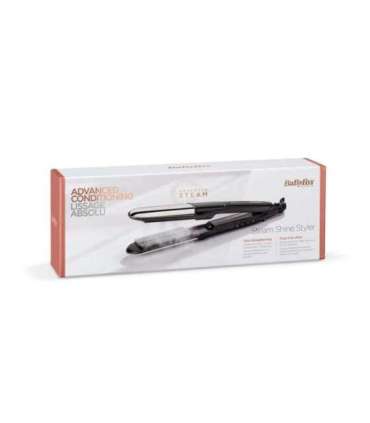 BaByliss Steam Mist Styler Straightening iron Black, Silver 2.5 m