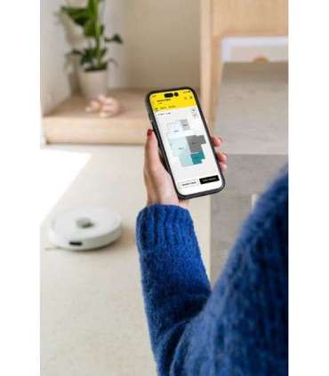 KARCHER RVC 3 Comfort white floor cleaning robot with base station