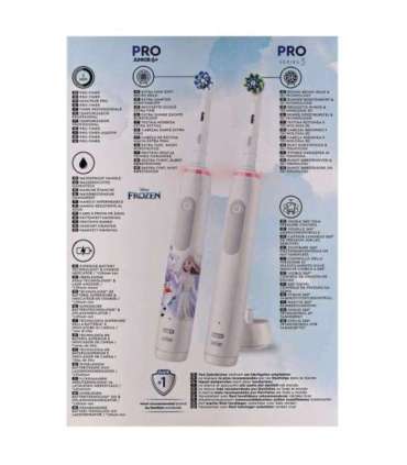 Oral-B Pro 3 3000 White + Oral-B Junior Frozen 6+ Set of rotating toothbrushes
