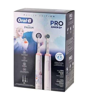 Oral-B Pro 3 3000 White + Oral-B Junior Frozen 6+ Set of rotating toothbrushes