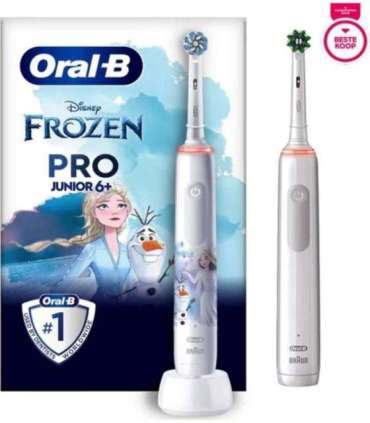 Oral-B Pro 3 3000 White + Oral-B Junior Frozen 6+ Set of rotating toothbrushes