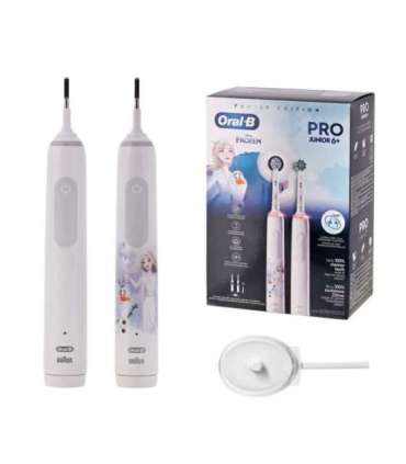 Oral-B Pro 3 3000 White + Oral-B Junior Frozen 6+ Set of rotating toothbrushes