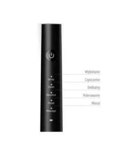 Black sonic electric toothbrush HX702