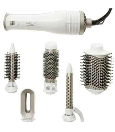 ADLER AD 2027 white hair dryer and curling iron