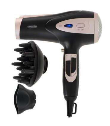Adler Mesko MS 2287 hair dryer 2400 W Black, Champagne