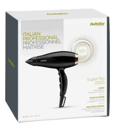 BaByliss Super Pro 2300 2300 W Black, Gold