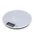 Esperanza EKS003W Electronic Kitchen Scale White Round