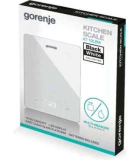 Gorenje KT10LBW White Countertop Rectangle Electronic kitchen scale