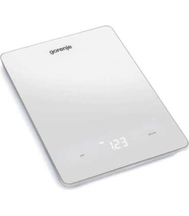 Gorenje KT10LBW White Countertop Rectangle Electronic kitchen scale