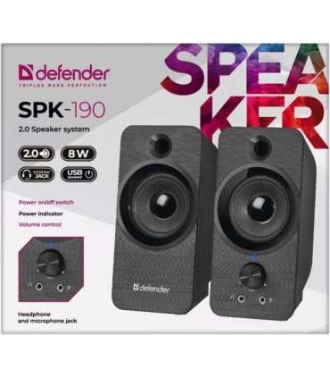 DEFENDER SPK-190 2.0 8W USB SPEAKERS