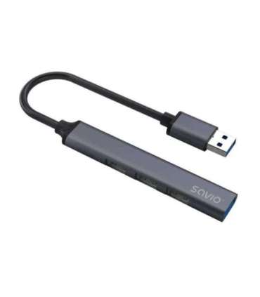SAVIO Hub AK-70 USB-A - 3 × USB-A 2.0, 1 × USB-A 3.1 GEN 1, 4 in 1, 5 Gbps