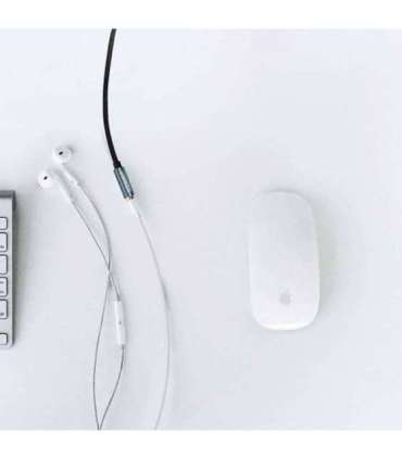 Ugreen extension cable adapter AUX mini jack 3.5 mm 2 m (blue)