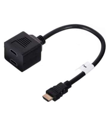 Lanberg AD-0019-BK video splitter HDMI 2x HDMI