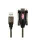 UNITEK Y-105 serial cable Black 1.5 m USB Type-A DB-9