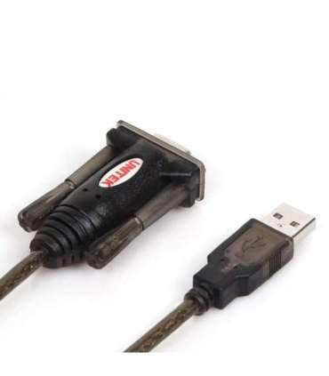 UNITEK Y-105 serial cable Black 1.5 m USB Type-A DB-9