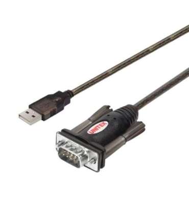 UNITEK Y-105 serial cable Black 1.5 m USB Type-A DB-9