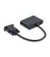 Gembird A-VGA-HDMI-02 video cable adapter 0.15 m HDMI + VGA (D-Sub) VGA (D-Sub) Black