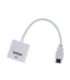 Savio CL-27B video cable adapter 0.1 m HDMI Type A (Standard) VGA (D-Sub) White