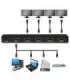 Qoltec 51799 Active HDMI Splitter 4 x HDMI 4K x 2K 6Gb/s 60Hz