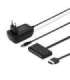 SAVIO AK-39  USB 3.0 - SATA III adapter for 3.5″/2,5" drives with power supply Black