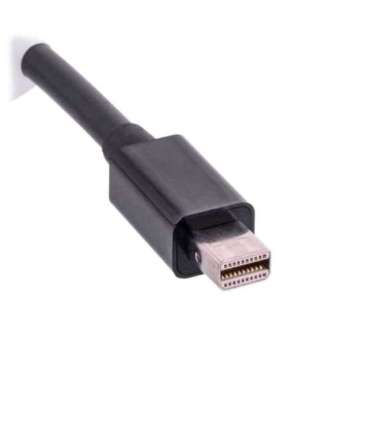 Lanberg AD-0006-BK video cable adapter 0.2 m VGA (D-Sub) Mini DisplayPort Black