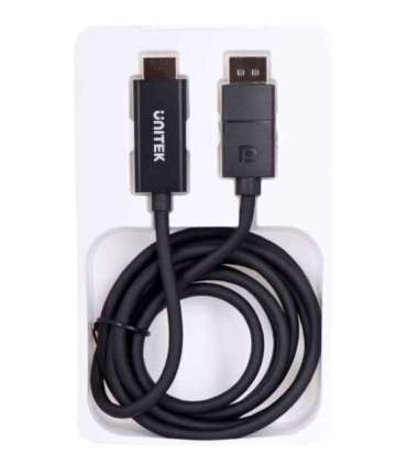 UNITEK CABLE DisplayPort 1.2, HDMI, 4K@60HZ, 1,8M, V1608A