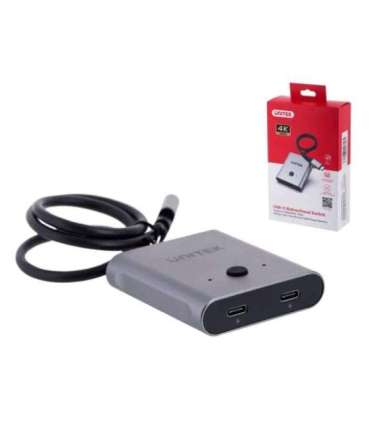 Unitek two-way Signal Switch USB-C, 2 in 1 out 4K
