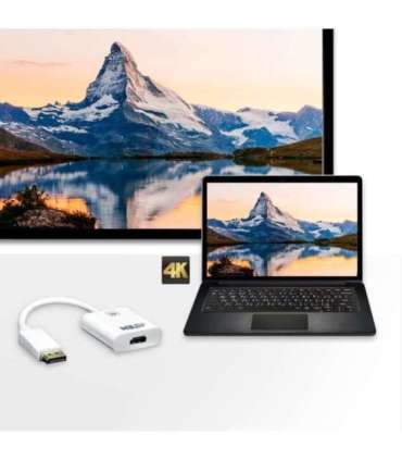 ATEN 4K Active DisplayPort to HDMI converter, 3D, up 3840 by 2160 @30Hz