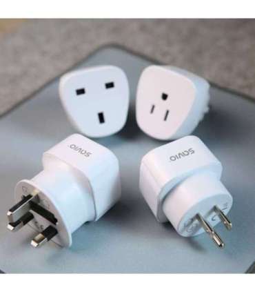 SAVIO AP-01 Travel Adapter, US socket – EU plug