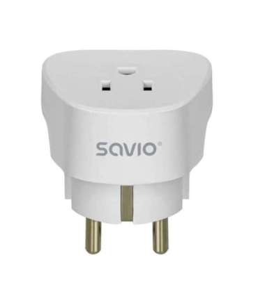 SAVIO AP-01 Travel Adapter, US socket – EU plug