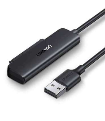 Ugreen adapter converter for 2.5" SATA III 3.0 HDD SSD drive - USB 3.2 Gen 1 (USB 5 Gbps) black (70609 CM321)