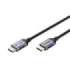 UNITEK C1628GY01-1.5M DisplayPort cable Black, Grey