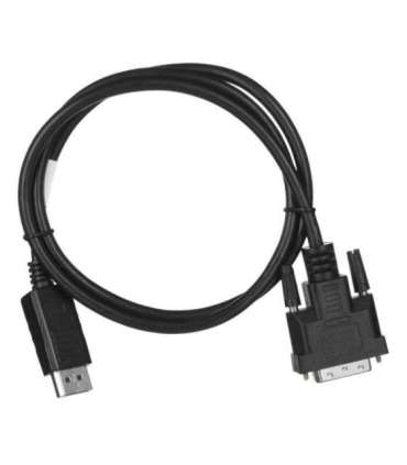 Lanberg CA-DPDV-10CU-0010-BK video cable adapter 1 m DisplayPort DVI-D Black
