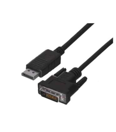 Lanberg CA-DPDV-10CU-0010-BK video cable adapter 1 m DisplayPort DVI-D Black