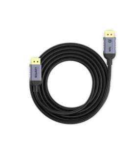 UNITEK C1628GY01-1M DisplayPort cable Black, Grey