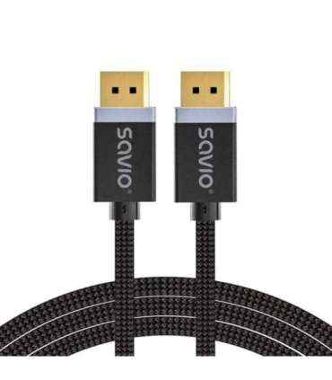 SAVIO DISPLAYPORT (M) - DISPLAYPORT (M) CABLE, V1.4, 3 m, CL-176