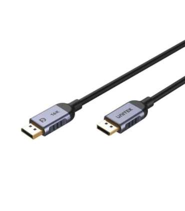 UNITEK C1628GY01-3M DisplayPort cable Black, Grey