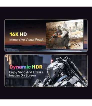 UNITEK C1626GY01-1.5M DisplayPort cable Black, Grey