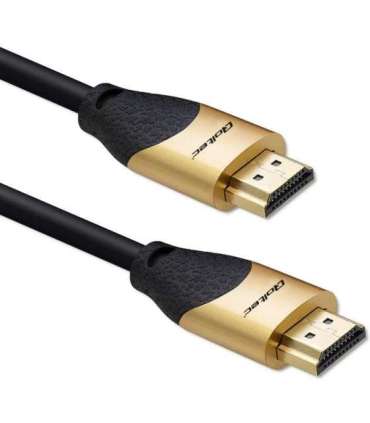 Qoltec 50355 HDMI v2.1 Cable Ultra high speed 8K 60Hz 28AWG GOLD 2m