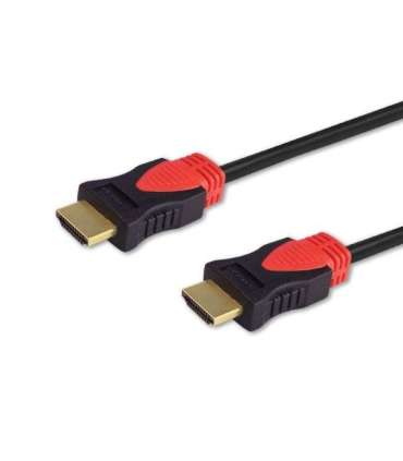 Savio CL-141 HDMI cable 10 m HDMI Type A (Standard) Black,Red
