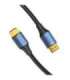 Vention Cotton Braided HDMI-A Male to Male HD Cable 8K 5M Blue Aluminum Alloy Type