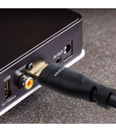 Qoltec 50353 HDMI v2.1 Cable Ultra high speed 8K 60Hz 26AWG GOLD 5m