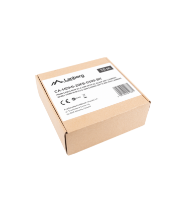 LANBERG HDMI CABLE M/M V2.0 10M OPTICAL AOC BLACK CA-HDMI-20FB-0100-BK